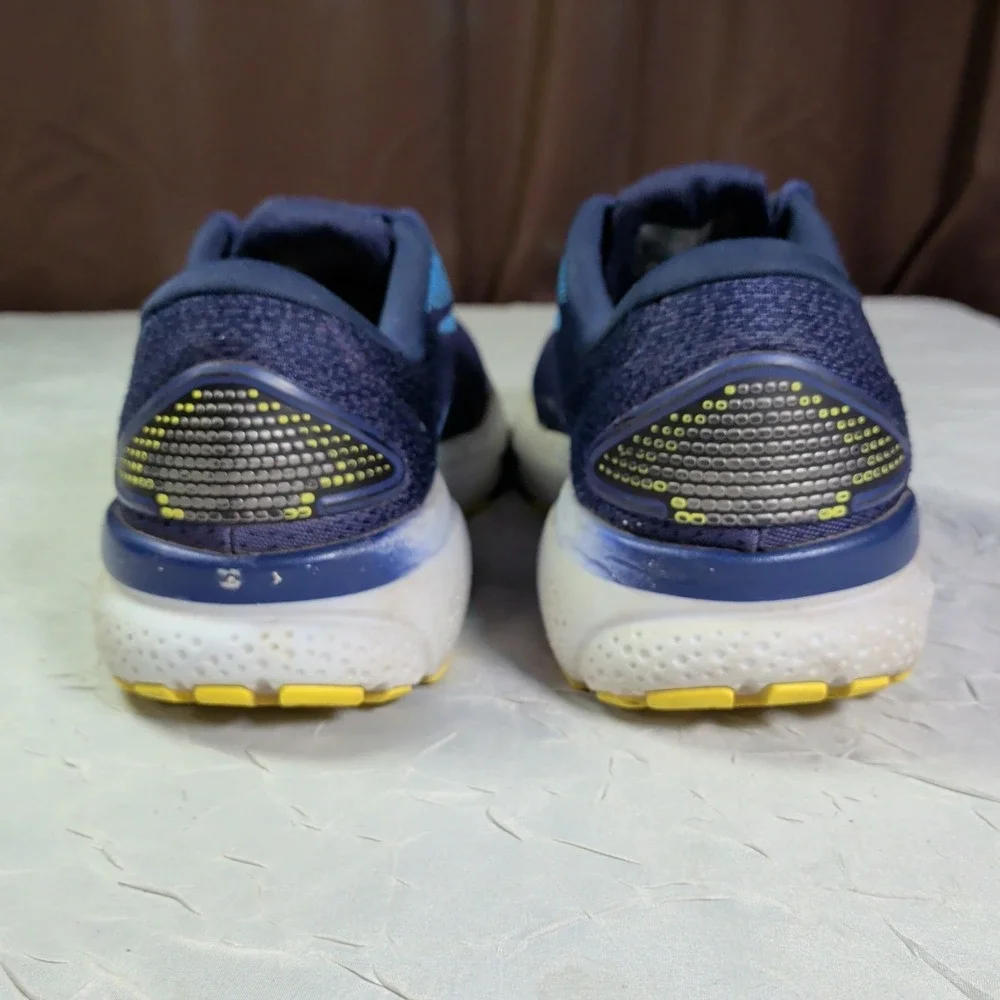 Brooks Ghost 16 Shoes Mens Size 8D Blue Running Sneakers Cushioned Comfort